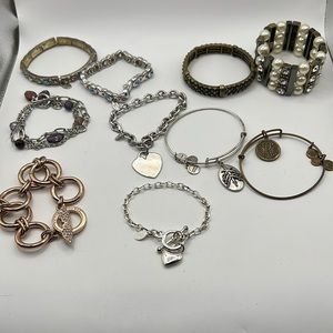 BRACELET LOT-VICTORIA’S SECRET-COOKIE LEE-ALEX & ANI-LIA SOPHIA-PREMIERE DESIGNS